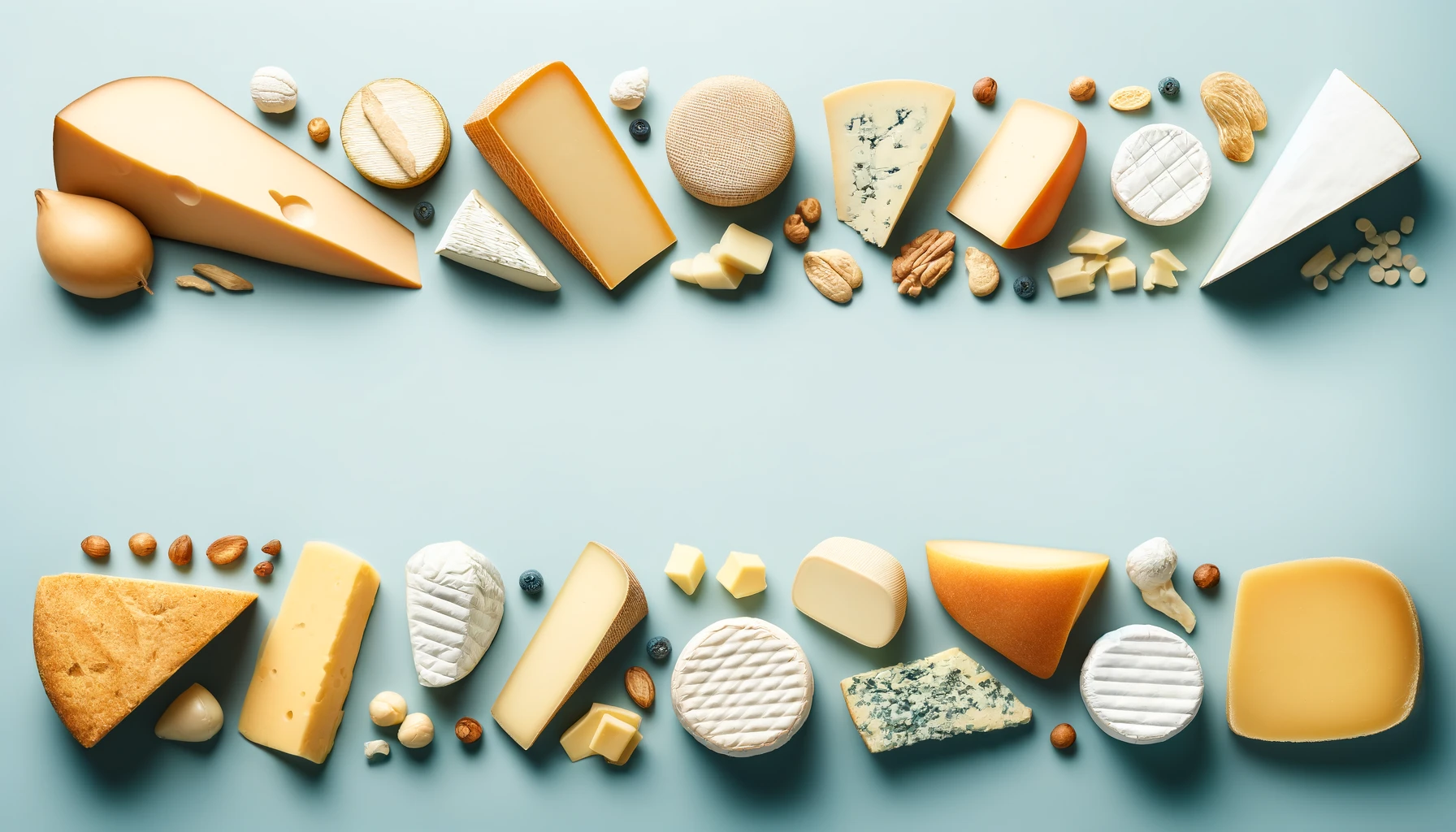 Assortment of cheeses